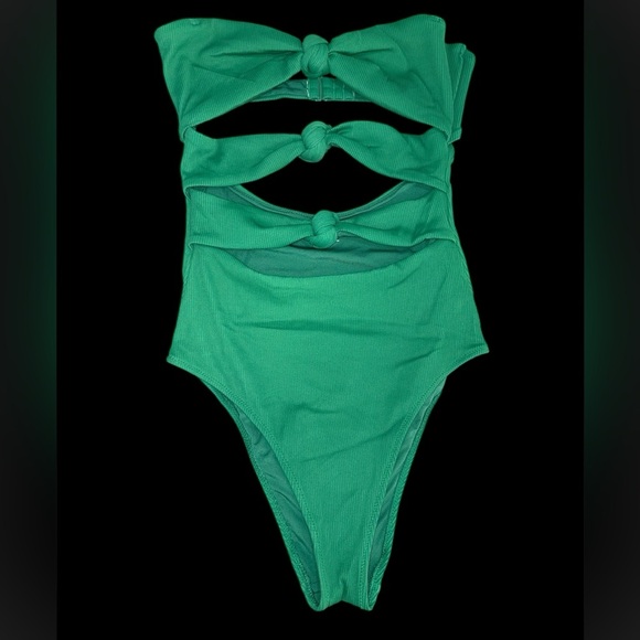 aerie Other - Aerie-triple knot one-piece green swimsuit - strap not included